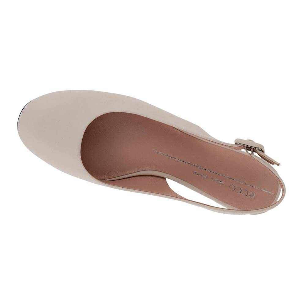 Women's Ecco Anine Sling-back Ballet Flats Beige | Canada 5ILH